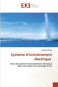 Système d'entraînement électrique