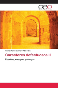 Caracteres defectuosos II