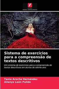 Sistema de exercícios para a compreensão de textos descritivos