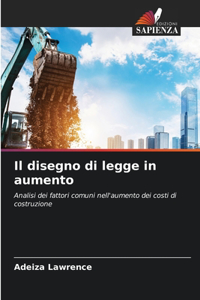 disegno di legge in aumento