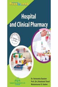 D.PHARM 2ND YEAR BOOKS of Hospital and Clinical Pharmacy in English as per PCI Syllabus by Thakur Publication