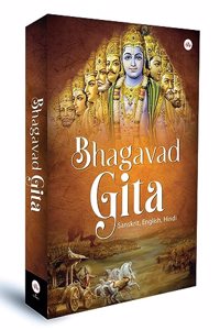 Bhagavad Gita | Hardcover | Gita in English, Hindi & Sanskrit, Premium Gift | Bhagwat Geeta