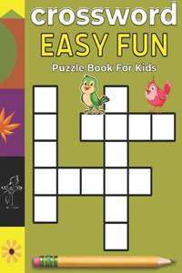 Crossword Easy Fun Puzzle Book For Kids