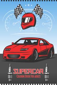 SuperCar Coloring Book For Adults