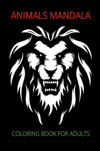 Animals Mandala Coloring Book for Adults