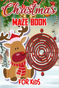 Christmas Maze Book For Kids