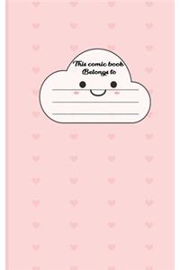 cute kawaii cloud comic book for girls