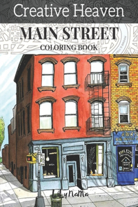 creative heaven main street coloring Book