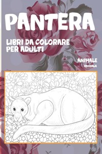 Libri da colorare per adulti - Mandala - Animale - Pantera