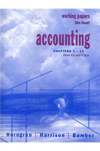 Accounting: Chapters 1-13