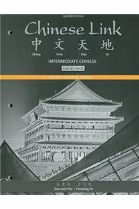 Student Activities Manual for Chinese Link