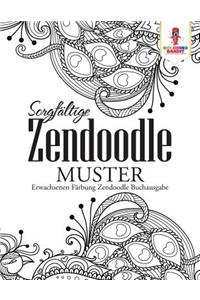 Sorgfältige Zendoodle Muster