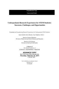 Undergraduate Research Experiences for STEM Students
