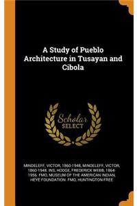 Study of Pueblo Architecture in Tusayan and Cibola