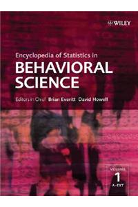 Encyclopedia of Statistics in Behavioral Science