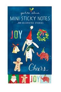 Petite Alma Holiday Cheer Mini Sticky Notes