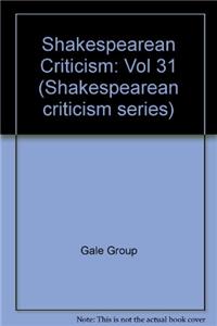 Shakespearean Criticism