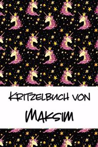 Kritzelbuch von Maksim