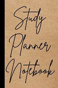 Study Planner Notebook