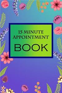 15 Minute Appointment Book