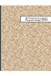 Day per page planner 2020