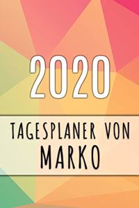 2020 Tagesplaner von Marko