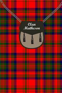 Clan Matheson Tartan Journal/Notebook