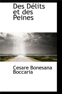 Des Délits et des Peines