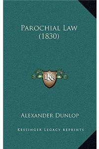 Parochial Law (1830)
