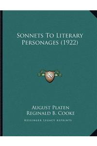 Sonnets To Literary Personages (1922)