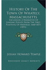 History Of The Town Of Whately, Massachusetts