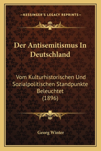 Antisemitismus In Deutschland