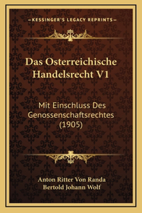 Das Osterreichische Handelsrecht V1