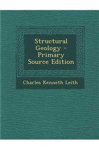 Structural Geology - Primary Source Edition