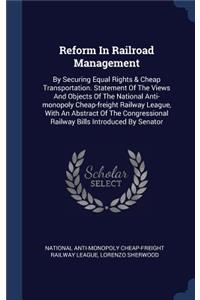 Reform In Railroad Management