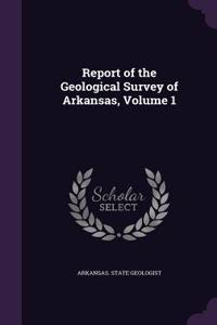 Report of the Geological Survey of Arkansas, Volume 1