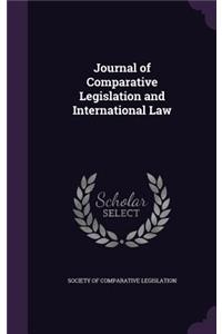 Journal of Comparative Legislation and International Law