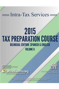 Intra-Tax Services 2015 Tax Preparation Course Bilingual Edition