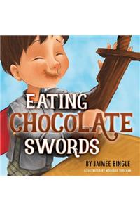 Eating Chocolate Swords