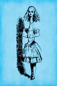 Alice in Wonderland Journal - Tall Alice (Bright Blue)