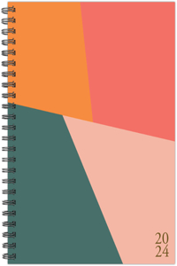Color Block 2024 6.5 X 8.5 Softcover Weekly Planner