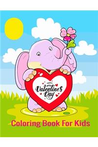 HAPPY VALENTINES DAY COLORING BOOK for kids