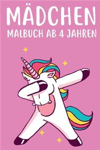 Mädchen Malbuch ab 4 Jahren