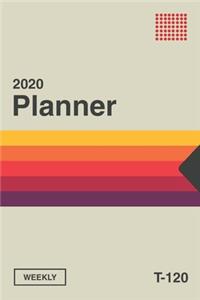 Grey Vhs Video cassette tape T-120 Inspired Notebook [lined][6x9][110 pages]