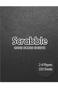 Scrabble Game Score sheets