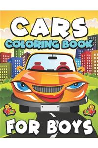 Cars Coloring Book for Boys