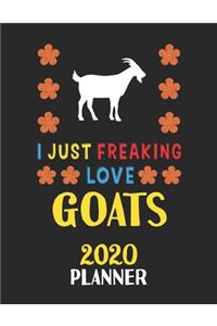 I Just Freaking Love Goats 2020 Planner
