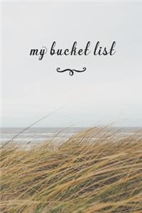 My Bucket List