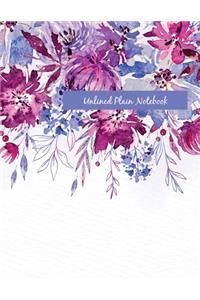 Unlined Plain Notebook
