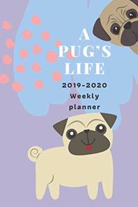 A Pug's Life, 2019-2020 Weekly Planner